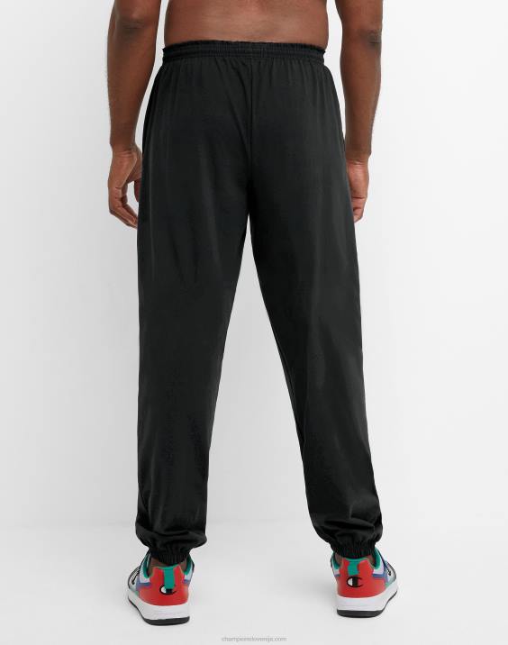 Champion moški velike in visoke zaprte hlače za vsak dan 31\"-36\" 2B84220 Črna