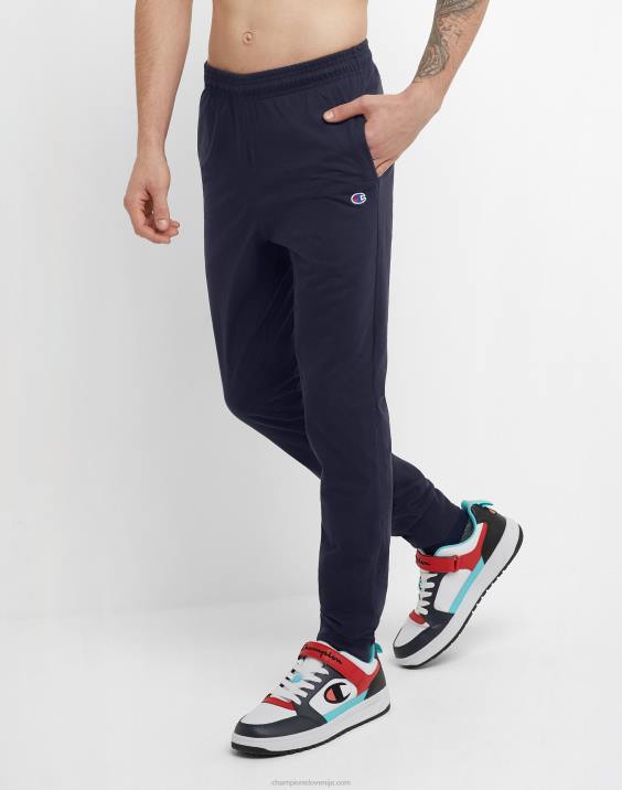 Champion moški vsakodnevne bombažne joggerje 31\" 2B84291 mornarica