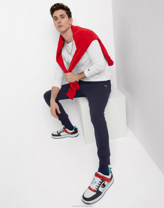 Champion moški vsakodnevne bombažne joggerje 31\" 2B84291 mornarica