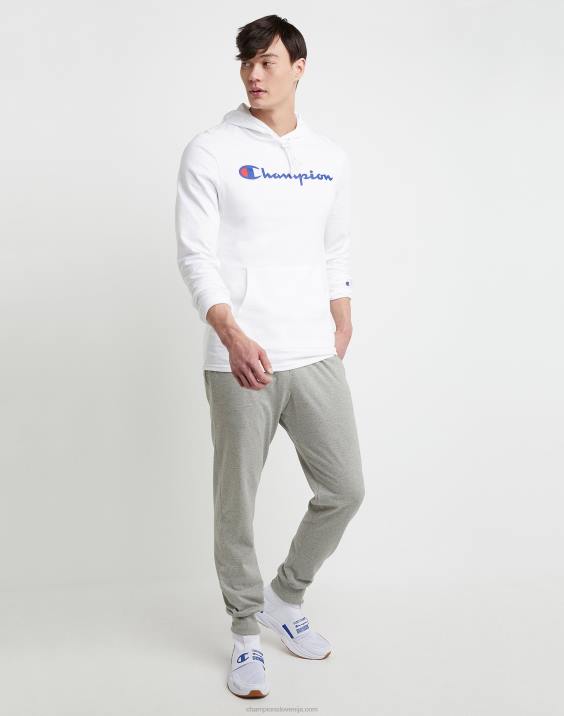 Champion moški vsakodnevne bombažne joggerje 31\" 2B84292 oksford siva
