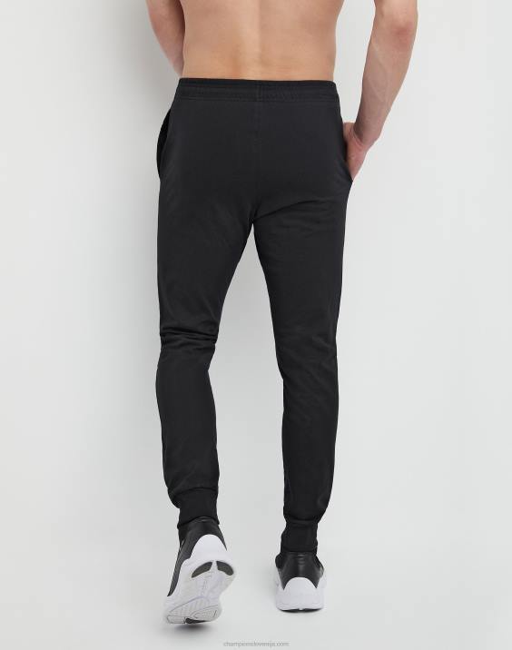 Champion moški vsakodnevne bombažne joggerje 31\" 2B84293 Črna