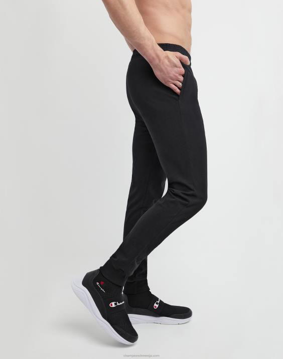 Champion moški vsakodnevne bombažne joggerje 31\" 2B84293 Črna