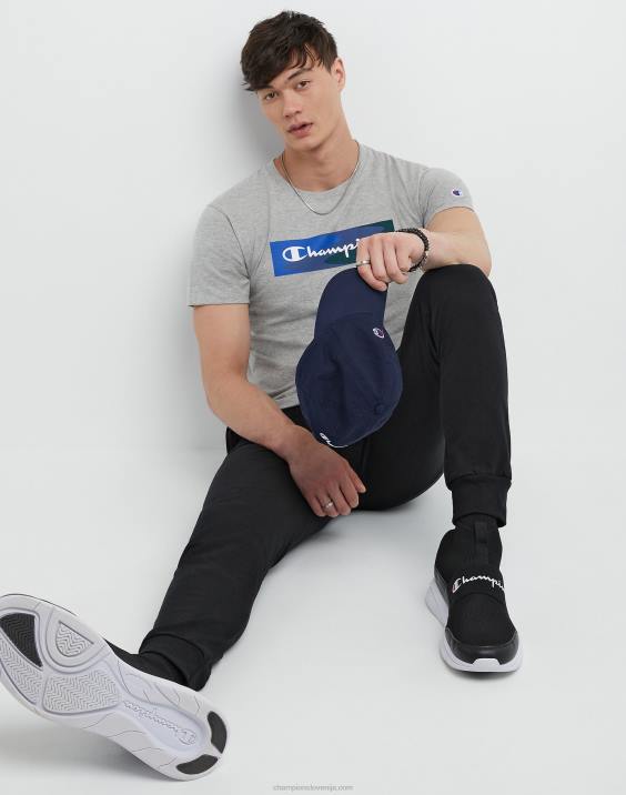 Champion moški vsakodnevne bombažne joggerje 31\" 2B84293 Črna