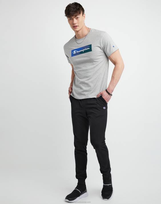 Champion moški vsakodnevne bombažne joggerje 31\" 2B84293 Črna