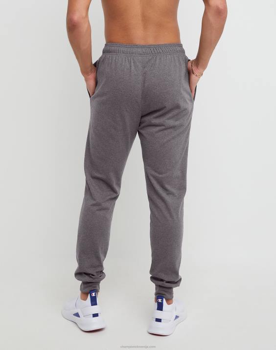 Champion moški vsakodnevne bombažne joggerje 31\" 2B84294 granitno resje