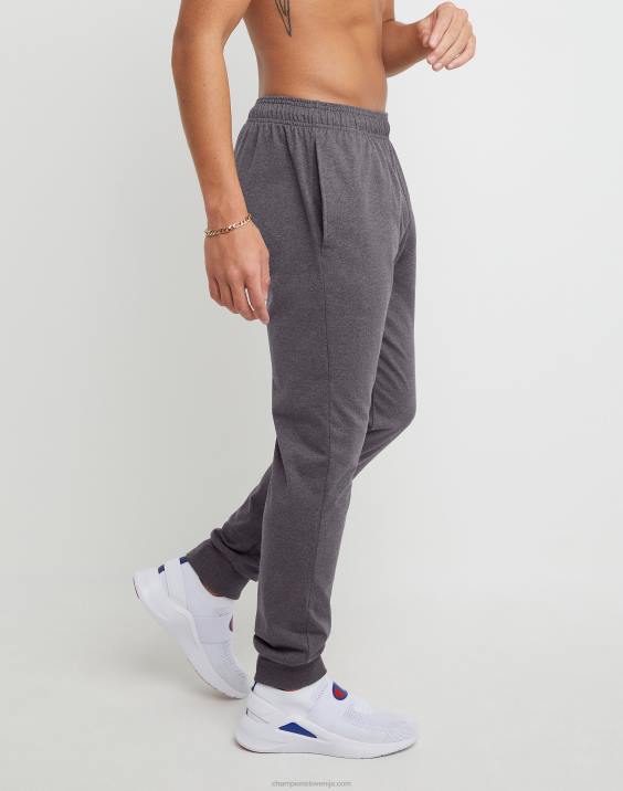 Champion moški vsakodnevne bombažne joggerje 31\" 2B84294 granitno resje