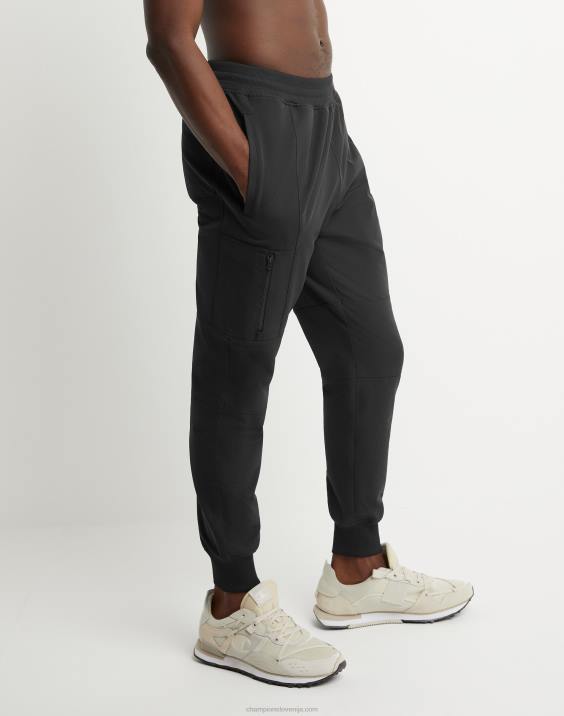 moški Champion defender series stormshell hlače c logotipom 28,5\" 2B84243 Črna