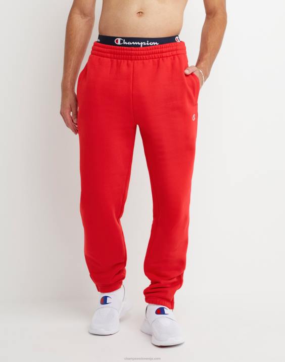 moški hlače Champion Super Fleece 2.0 30,75" 2B84238 škrlat