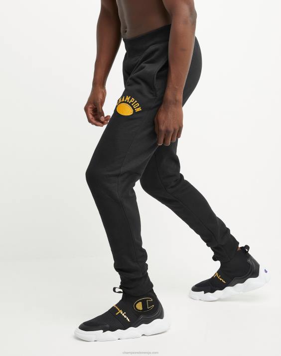 moški tekaški čevlji z vzvratnim tkanjem lok prvak nogomet 30,5\" 2B84290 Črna