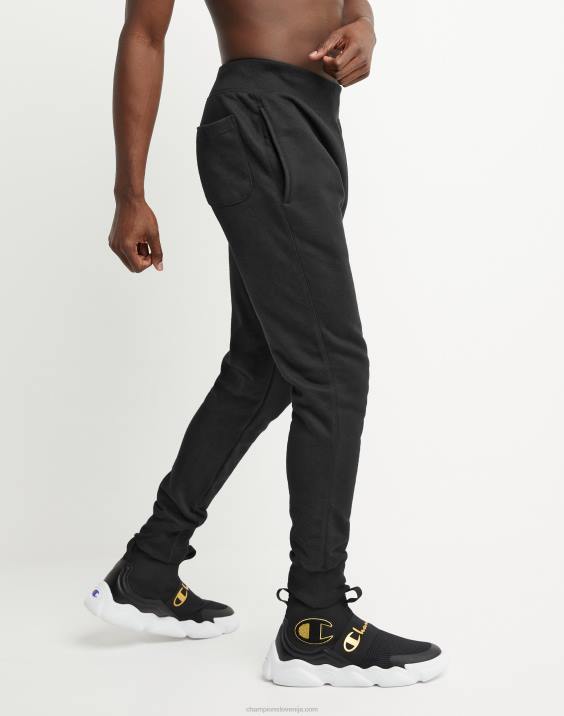 moški tekaški čevlji z vzvratnim tkanjem lok prvak nogomet 30,5\" 2B84290 Črna