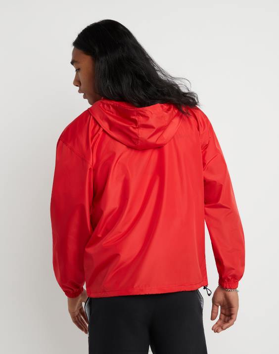 Champion moški logotip skripta na jakni za stadion 2B84183 škrlat