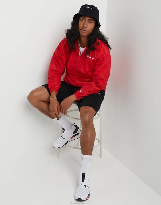 Champion moški logotip skripta na jakni za stadion 2B84183 škrlat