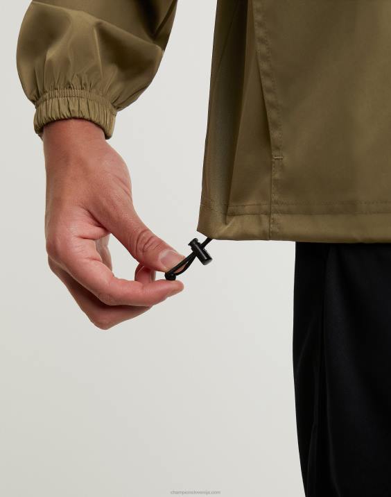 Champion moški logotip skripta na jakni za stadion 2B84185 tovorna oljka