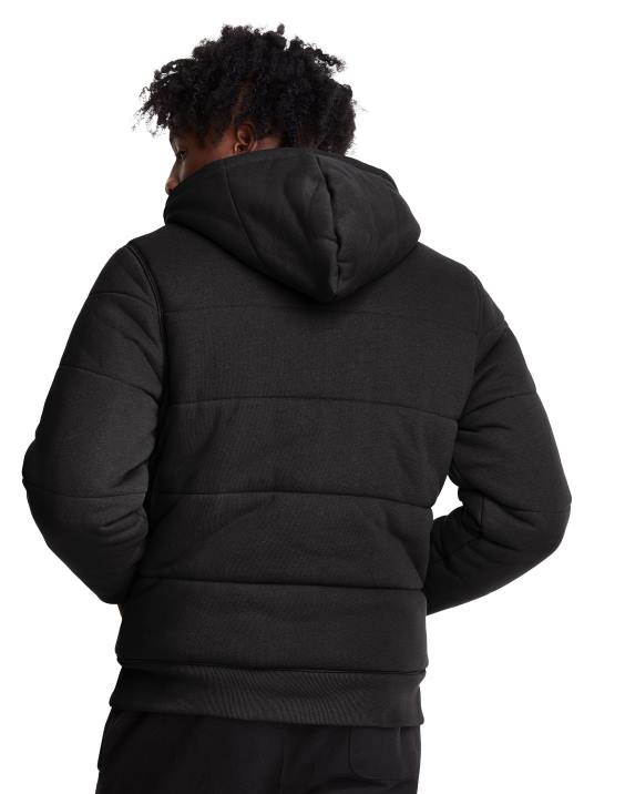 Champion moški napihnjen jopič z vzvratnim tkanjem 2B84196 Črna