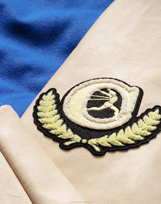 Champion moški pisemska jakna velika c 2B84175 royal blue blast/sveža porjavelost