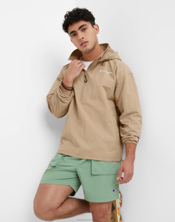 Champion moški scenarij za anorak jakno ripstop 2B84177 podeželski oreh