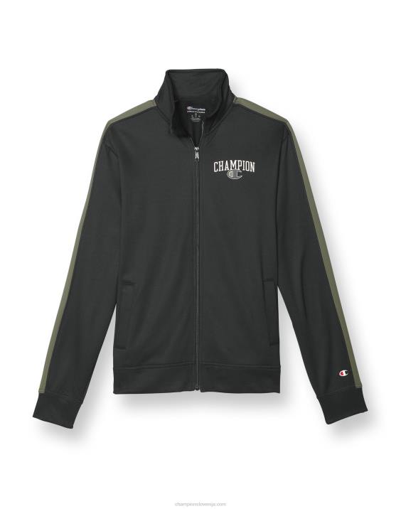 Champion moški trenirka za dan igre 2B84200 črna/cargo olivno