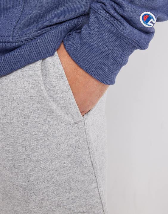 Champion moški Powerblend kratke hlače iz flisa c logotipom 10\" 2B84460 oksford siva