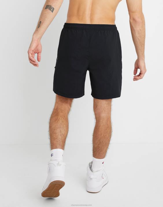 Champion moški hibridne kratke hlače 7\" 2B84434 Črna