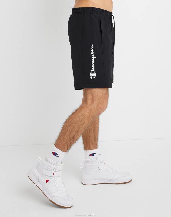 Champion moški hibridne kratke hlače 7\" 2B84434 Črna