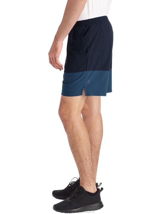 Champion moški kratke hlače c9 colorblock 7\" 2B84786 mornarsko/potovalno modra