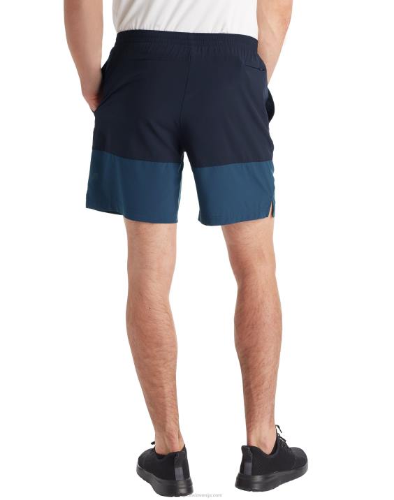 Champion moški kratke hlače c9 colorblock 7\" 2B84786 mornarsko/potovalno modra