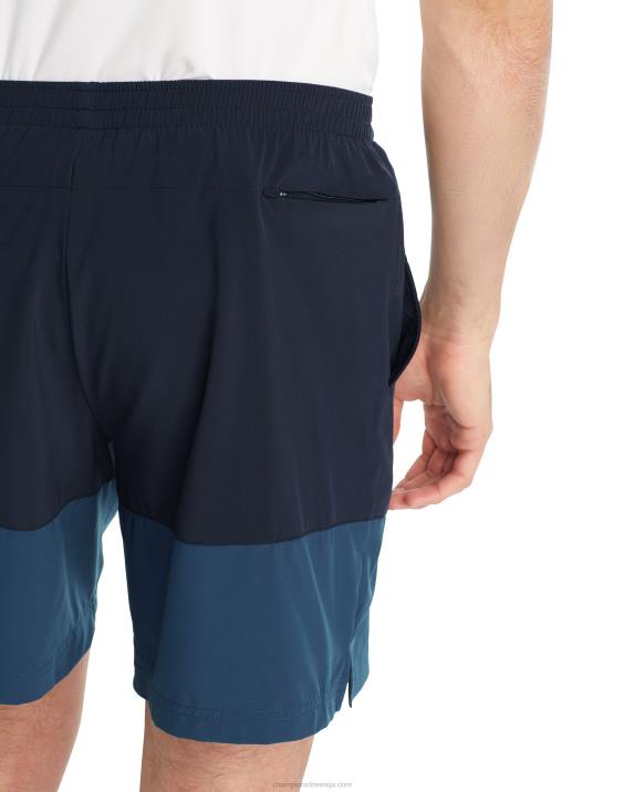Champion moški kratke hlače c9 colorblock 7\" 2B84786 mornarsko/potovalno modra