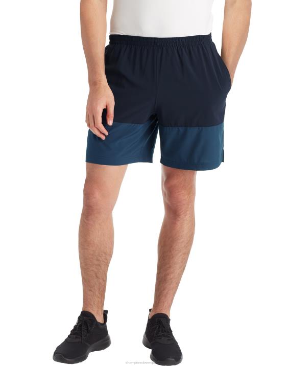Champion moški kratke hlače c9 colorblock 7\" 2B84786 mornarsko/potovalno modra
