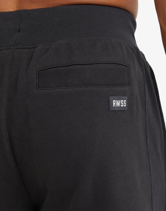 Champion moški kratke hlače iz francoskega frotirja v vzvratnem tkanju z logotipom 8\" 2B84361 Črna