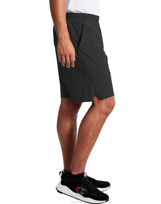 Champion moški kratke hlače mvp, scenarij za odvajanje vlage in c logotipi 9\" 2B84498 Črna