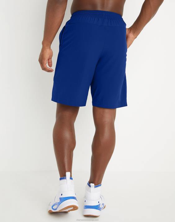 Champion moški kratke hlače mvp, scenarij za odvajanje vlage in c logotipi 9\" 2B84500 pogumno modra