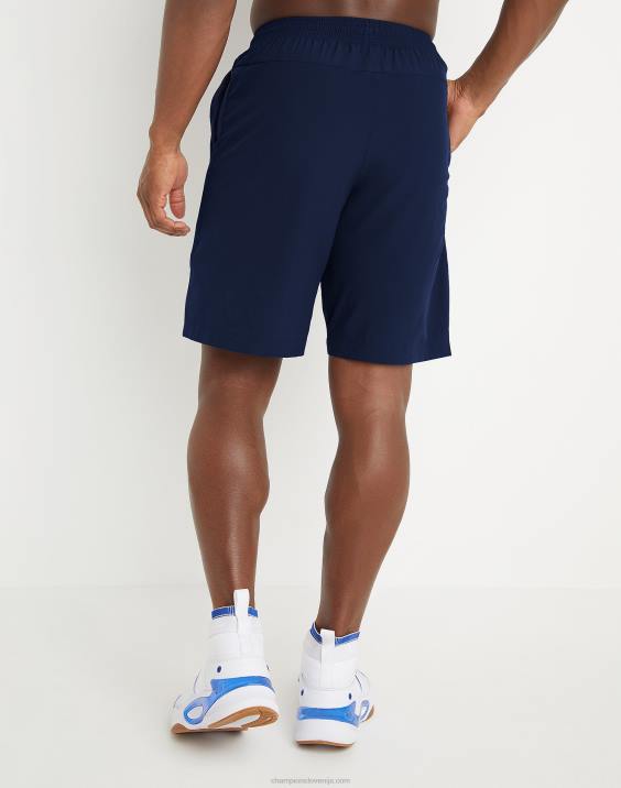 Champion moški kratke hlače mvp, scenarij za odvajanje vlage in c logotipi 9\" 2B84501 atletska mornarica