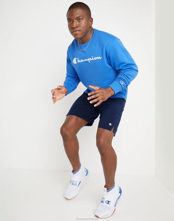 Champion moški kratke hlače mvp, scenarij za odvajanje vlage in c logotipi 9\" 2B84501 atletska mornarica