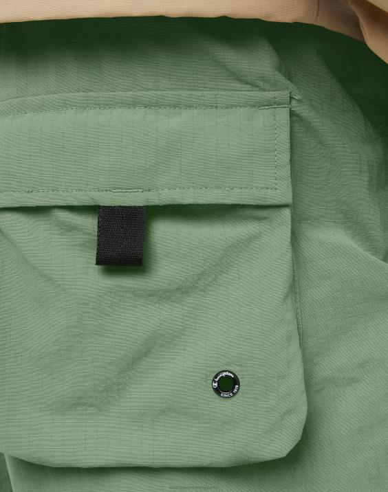 Champion moški kratke hlače take a hike s pasom 7\" 2B84413 vse o olivi