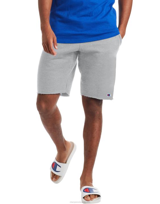 Champion moški kratke hlače z obrnjenim tkanjem 10" 2B84481 oksford siva