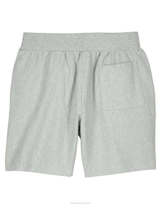 Champion moški kratke hlače z obrnjenim tkanjem 10\" 2B84481 oksford siva