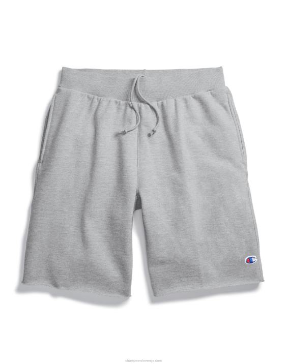 Champion moški kratke hlače z obrnjenim tkanjem 10\" 2B84481 oksford siva