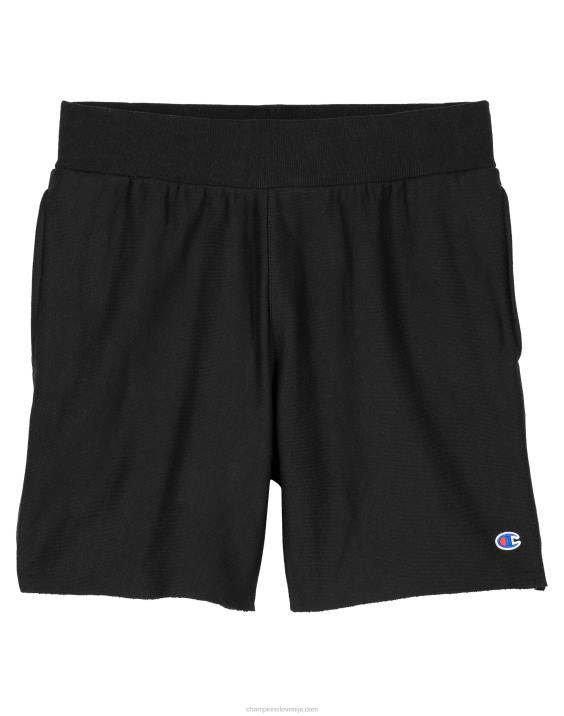 Champion moški kratke hlače z obrnjenim tkanjem 10\" 2B84482 Črna