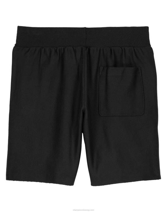 Champion moški kratke hlače z obrnjenim tkanjem 10\" 2B84482 Črna