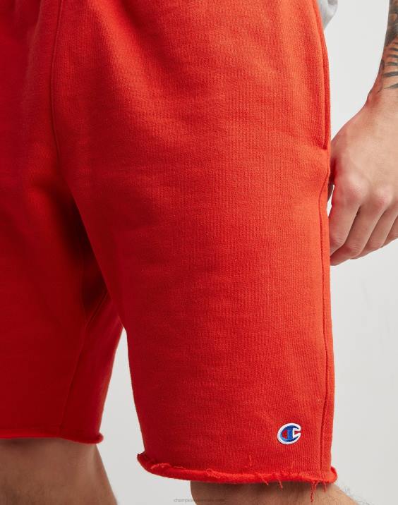 Champion moški kratke hlače z obrnjenim tkanjem 10\" 2B84483 škrlat