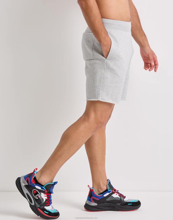 Champion moški kratke hlače z obrnjenim tkanjem 7\" 2B84446 oksford siva