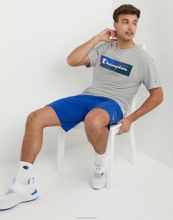 Champion moški kratke hlače za vsak dan c logotip z našitki 9\" 2B84488 brskati po spletu