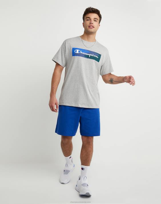 Champion moški kratke hlače za vsak dan c logotip z našitki 9\" 2B84488 brskati po spletu