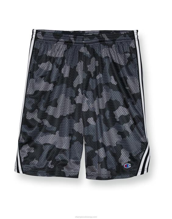 Champion moški lacrosse kratke hlače s potiskom po celem 9" 2B84393 mrežasta kamuflažna nevtralna