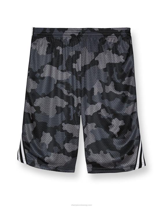 Champion moški lacrosse kratke hlače s potiskom po celem 9\" 2B84393 mrežasta kamuflažna nevtralna