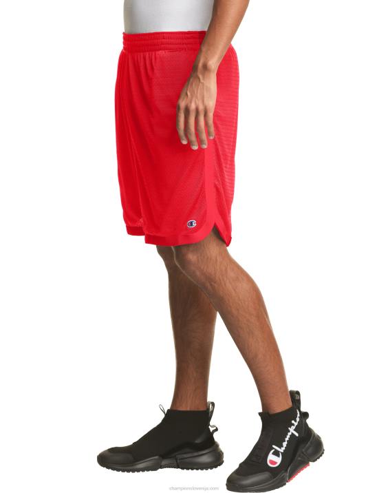 Champion moški mrežaste kratke hlače 7\" 2B84495 škrlat/škrlat