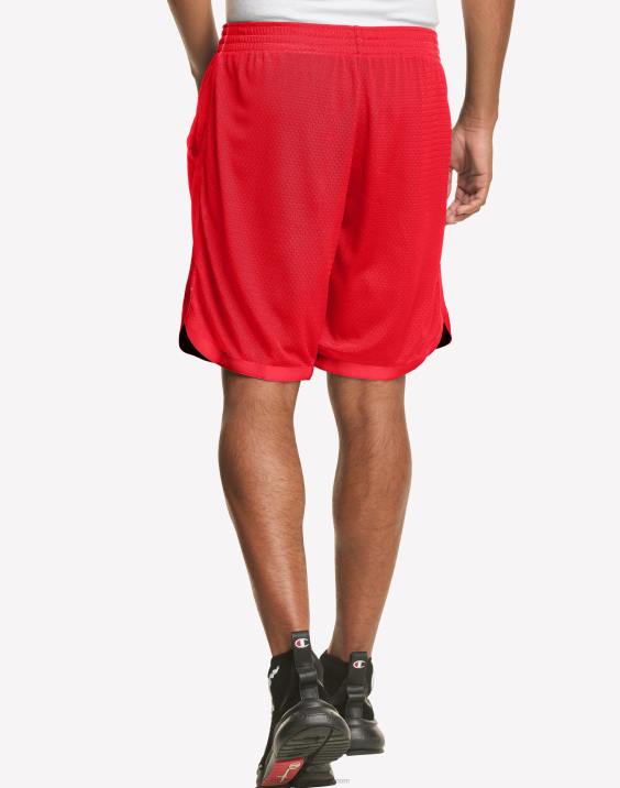 Champion moški mrežaste kratke hlače 7\" 2B84495 škrlat/škrlat