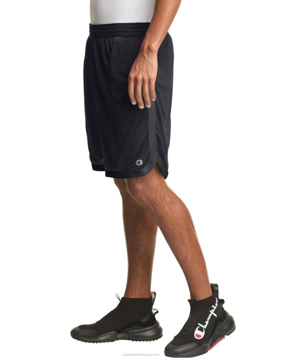 Champion moški mrežaste kratke hlače 7\" 2B84497 Črna
