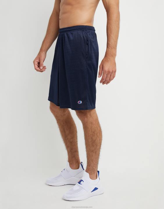 Champion moški mrežaste kratke hlače 9\" 2B84435 mornarica