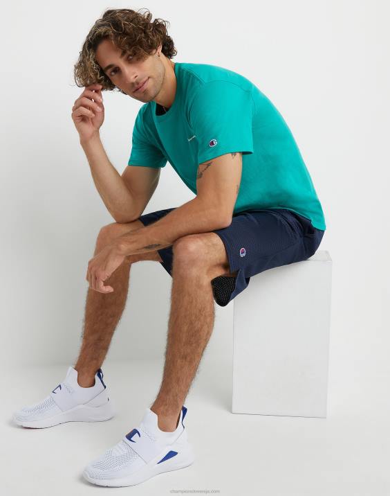 Champion moški mrežaste kratke hlače 9\" 2B84435 mornarica